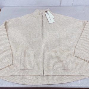 Holzweiler Penguin Knit Cardigan in Light Yellow - Size S